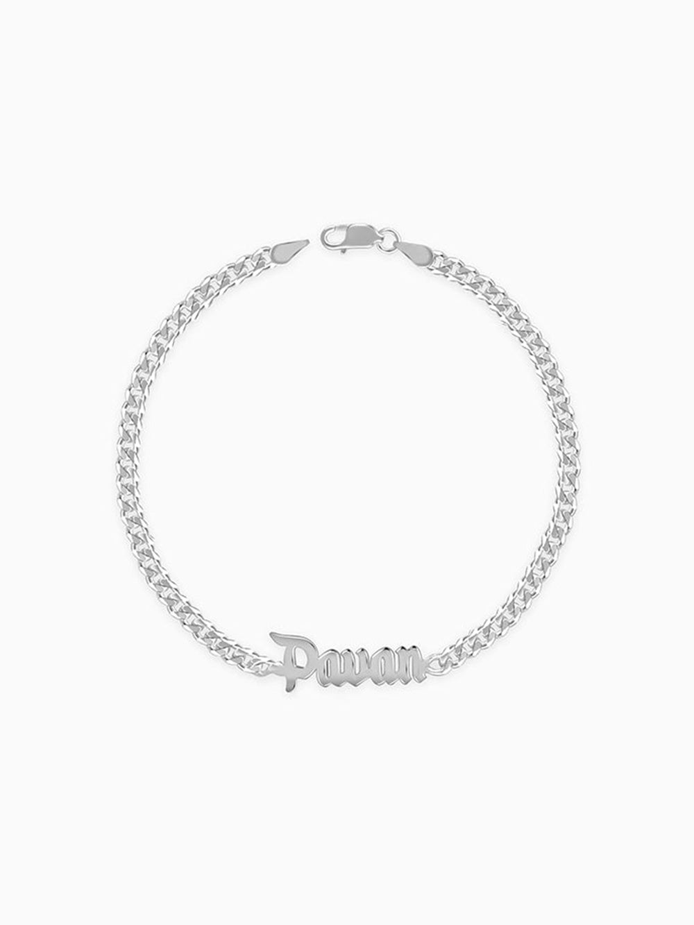 Silver Personalised Timeless Classic Bracelet For Him