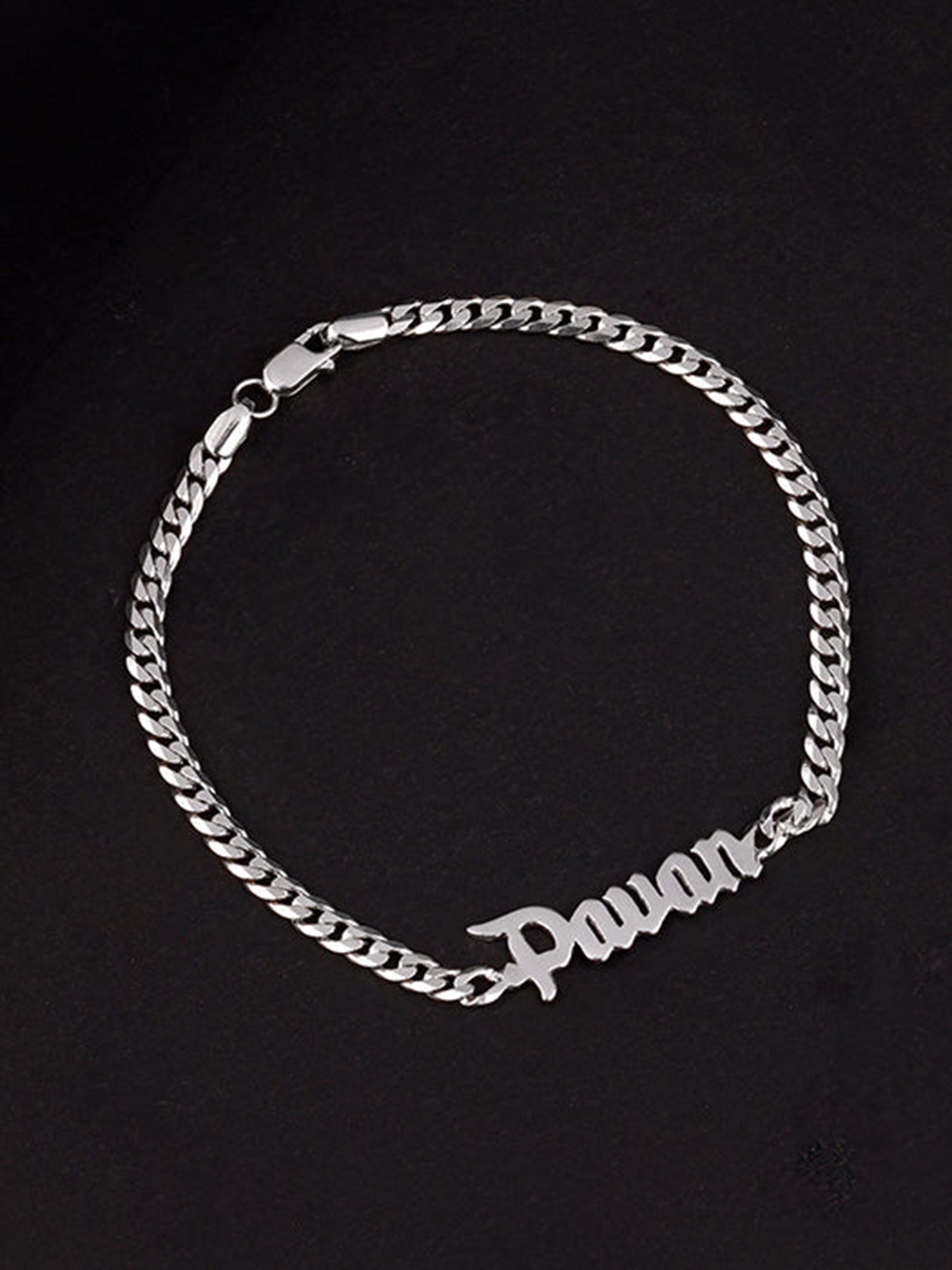Silver Personalised Timeless Classic Bracelet For Him