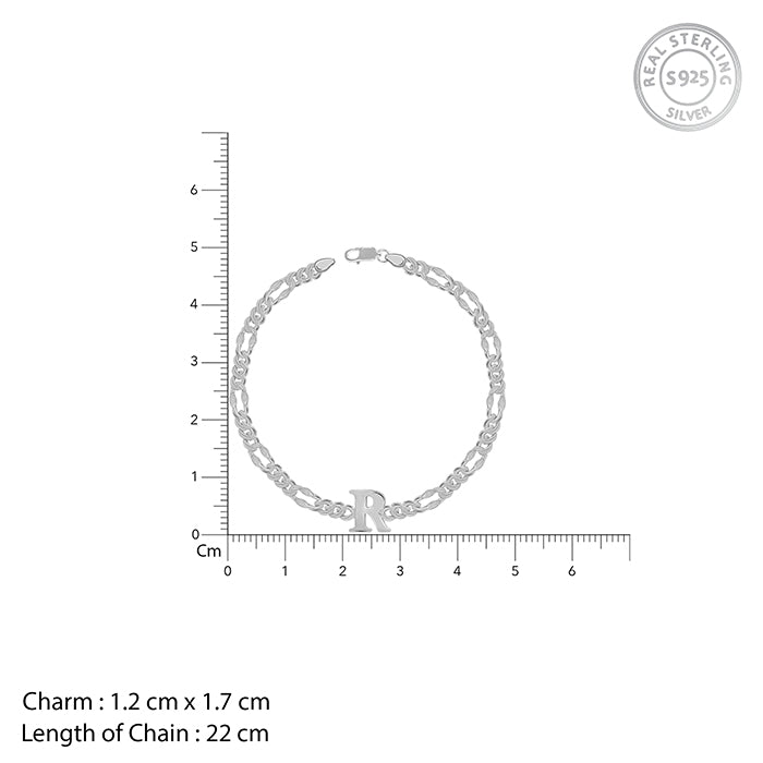 Silver Personalised Alpha Initial Bracelet- personalised bracelet for women