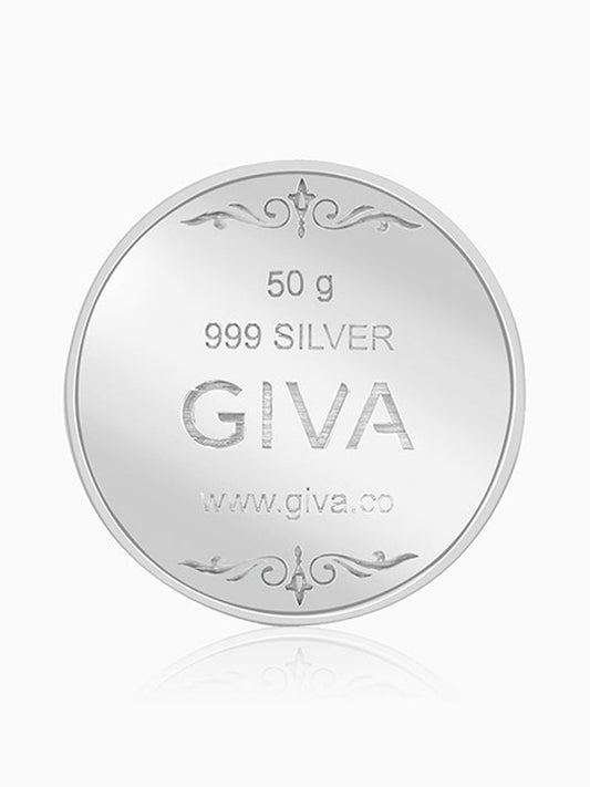 Silver Personalise in Hindi Coin- 50g