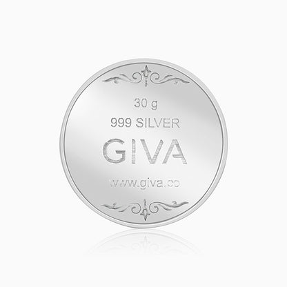 Silver Personalise in Hindi Coin- 30g