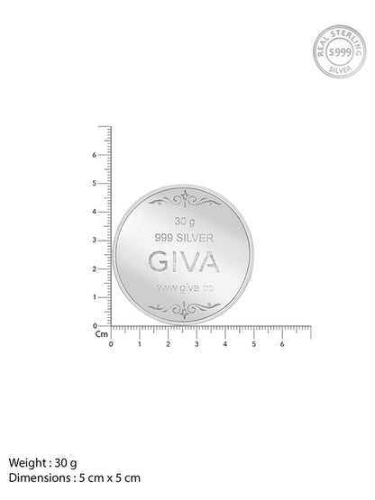 Silver Personalise in Hindi Coin- 30g