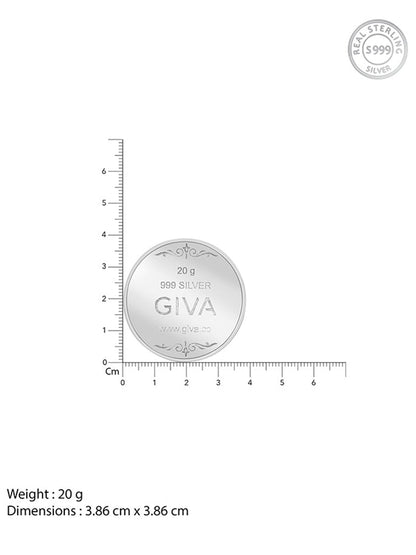 Silver Personalise in Hindi Coin- 20g