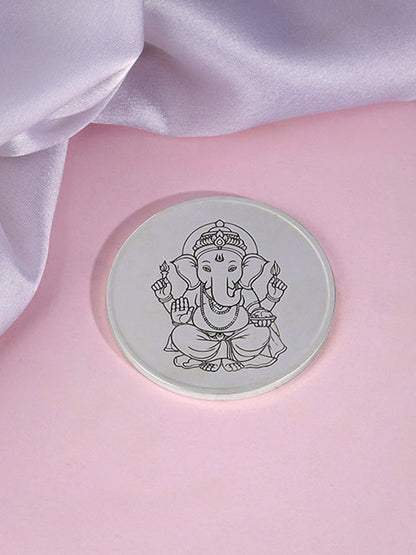 Silver Personalised Ganesha Coin- 50g