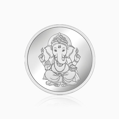 Silver Personalised Ganesha Coin- 30g