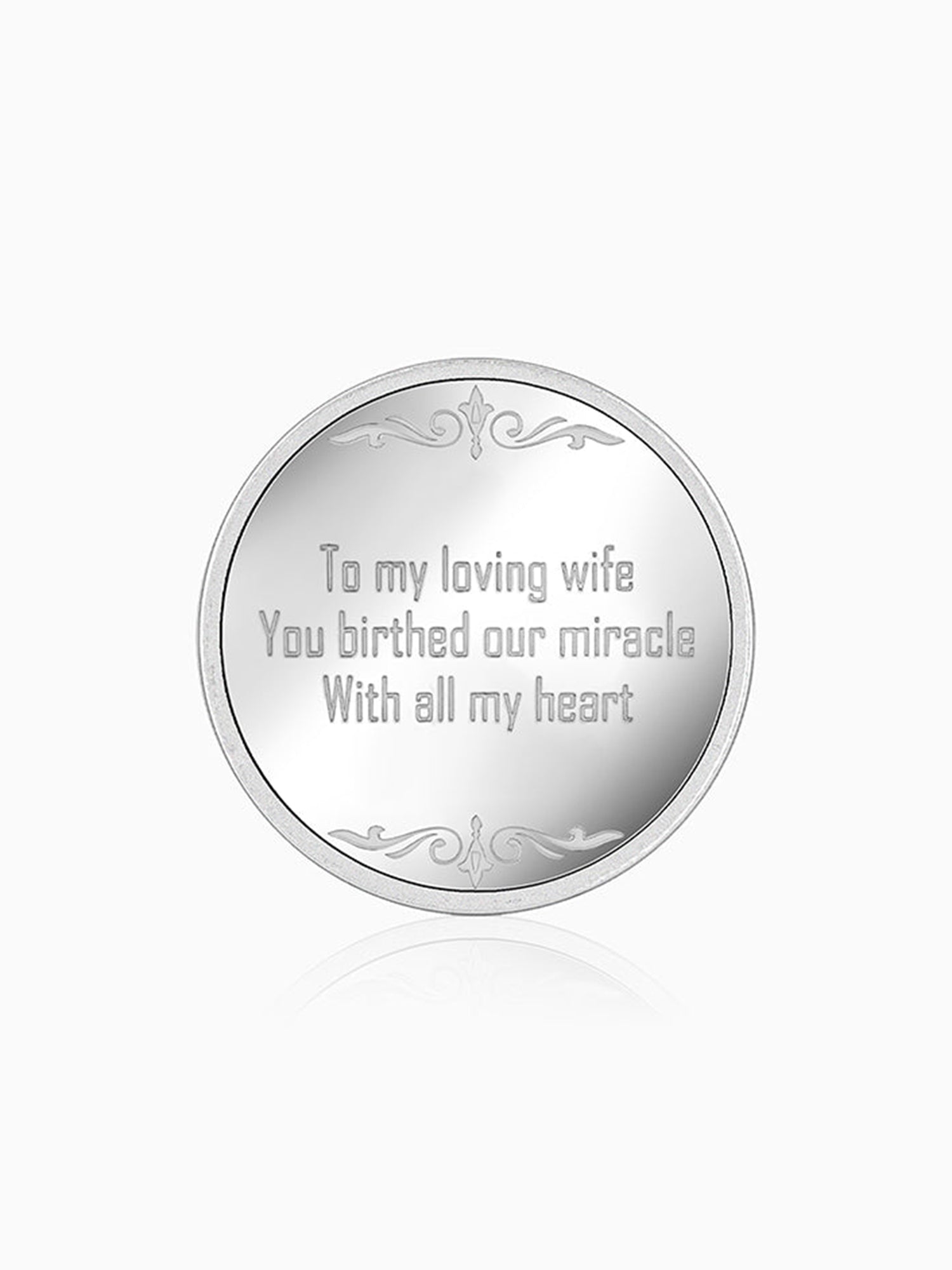 Silver Personalised Always You Coin - 50g