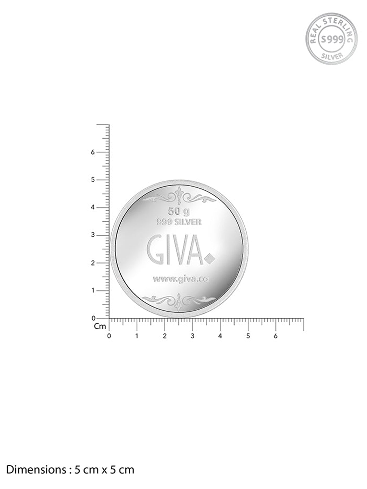 Silver Personalised Always You Coin - 50g