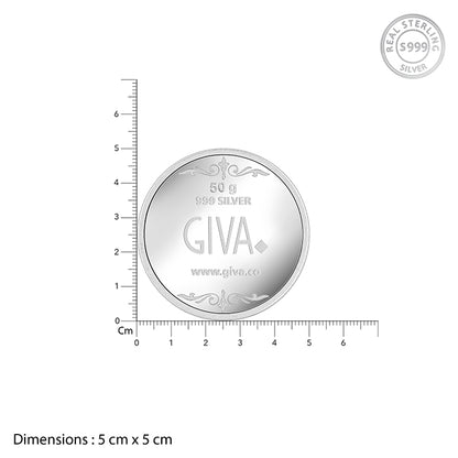 Silver Personalised Always You Coin - 50g