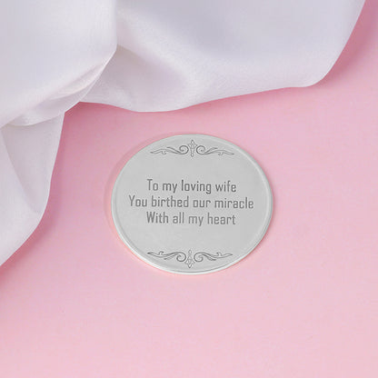 Silver Personalised Always You Coin - 30g