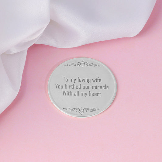 Silver Personalised Always You Coin - 30g