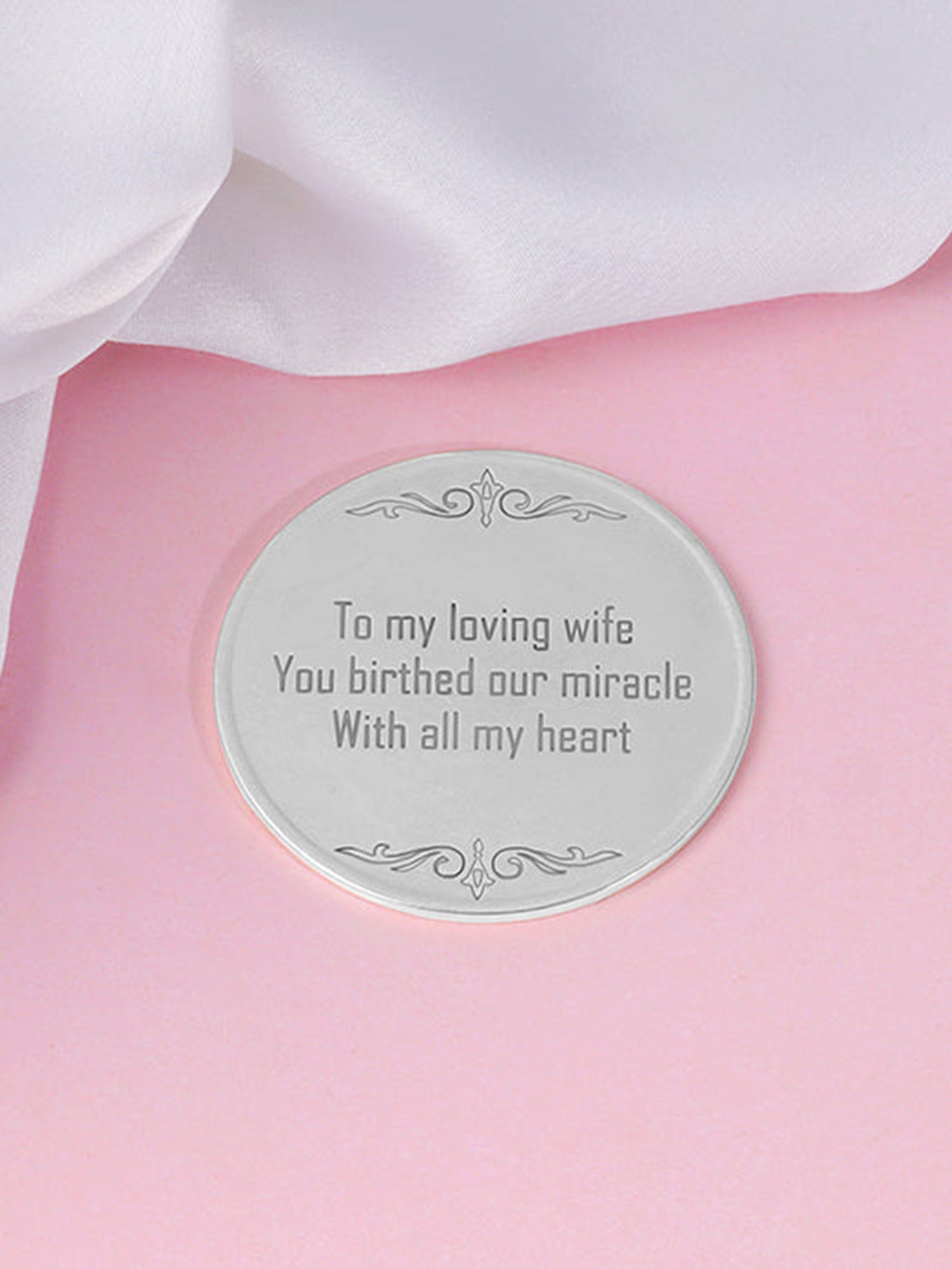 Silver Personalised Always You Coin - 50g