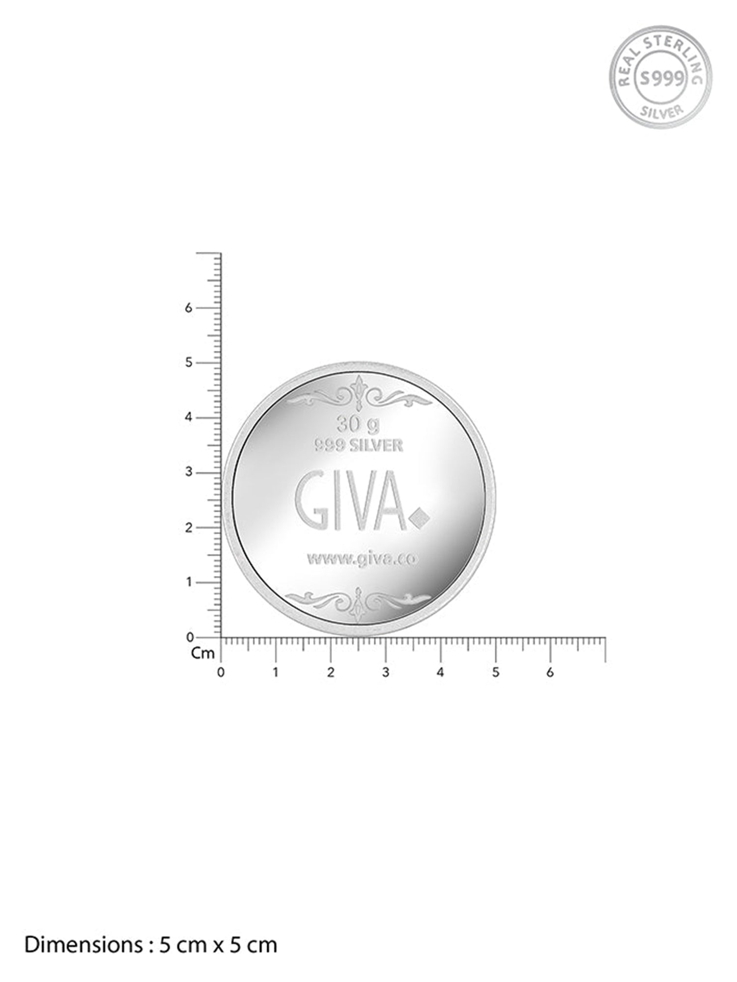 Silver Personalised Always You Coin - 30g