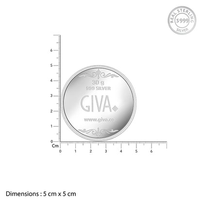 Silver Personalised Always You Coin - 30g