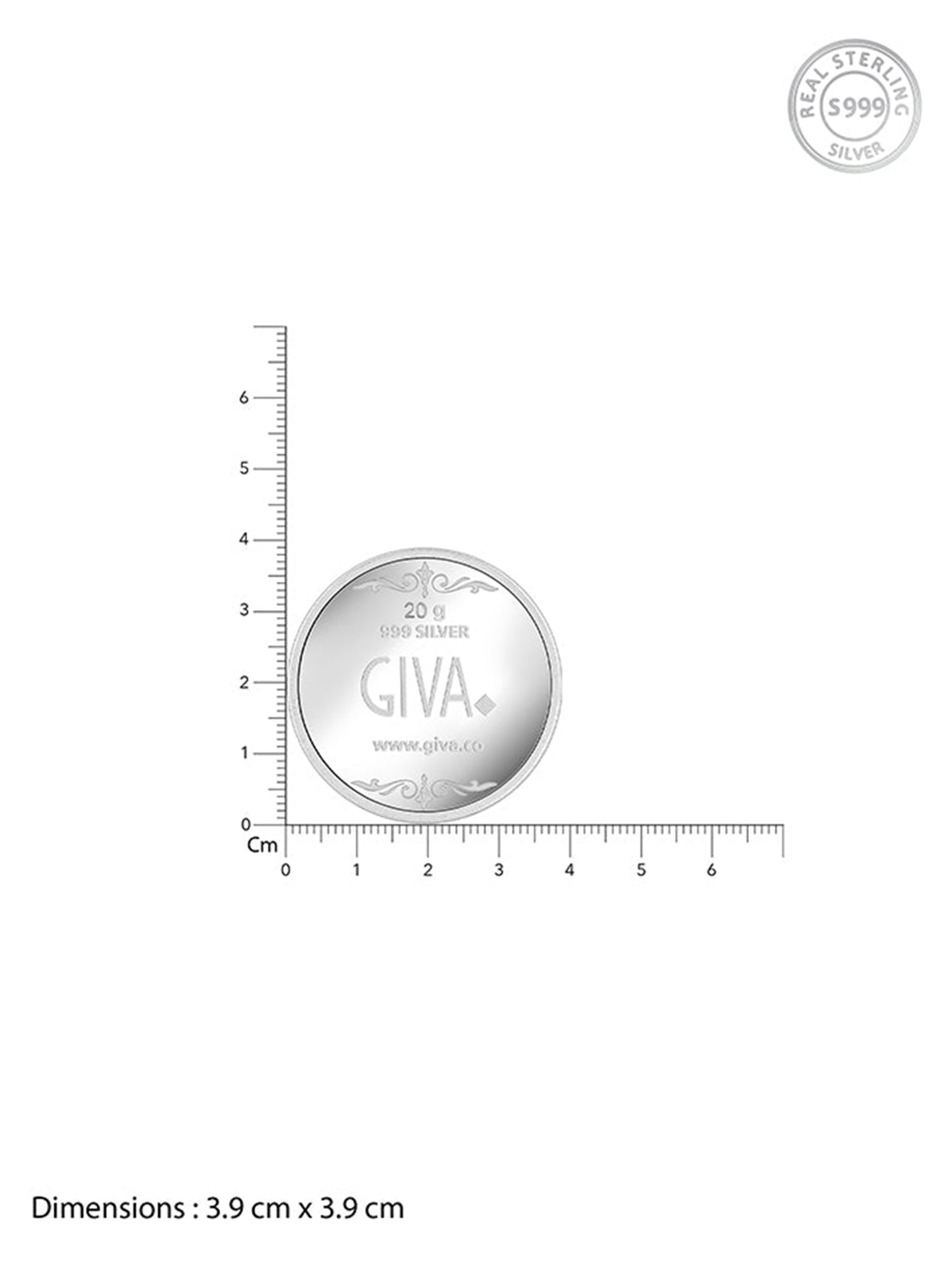 Silver Personalised Always You Coin - 20g