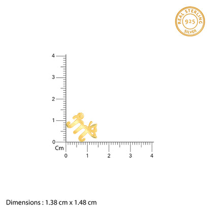 Golden Initial Wings Personalised Pendant