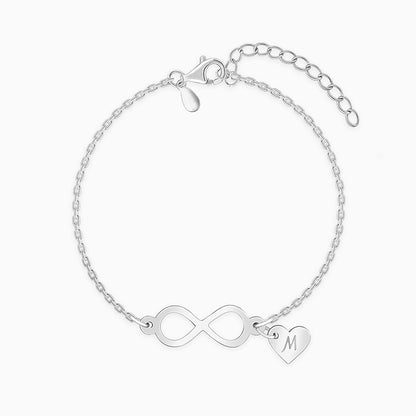 Silver Personalised Timeless Bond Bracelet