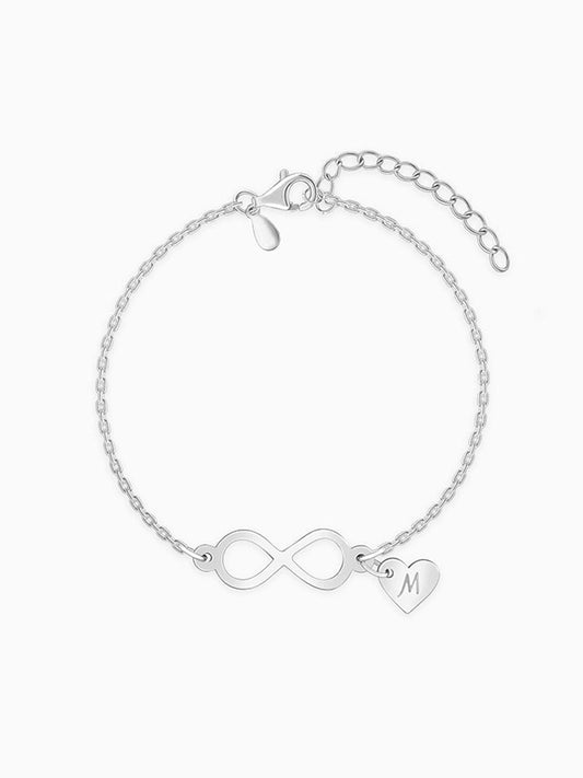 Silver Personalised Timeless Bond Bracelet