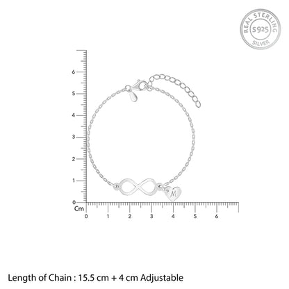 Silver Personalised Timeless Bond Bracelet