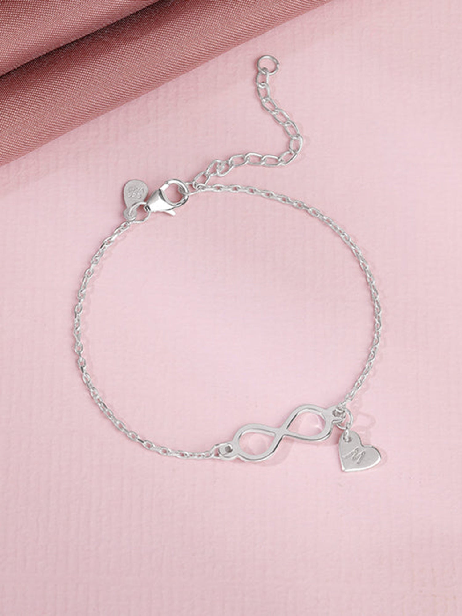 Silver Personalised Timeless Bond Bracelet