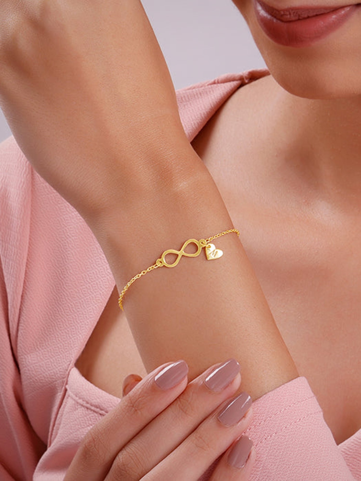 Golden Personalised Timeless Bond Bracelet