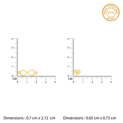 Golden Personalised Timeless Bond Bracelet