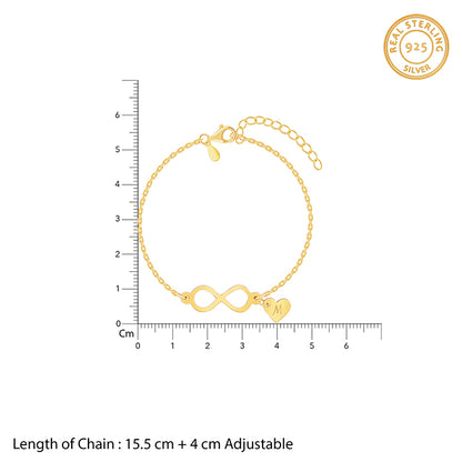 Golden Personalised Timeless Bond Bracelet