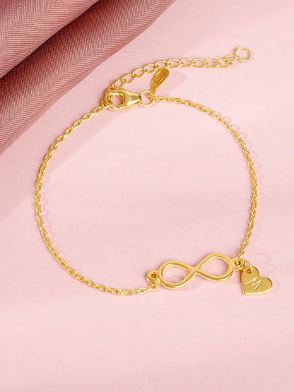 Golden Personalised Timeless Bond Bracelet