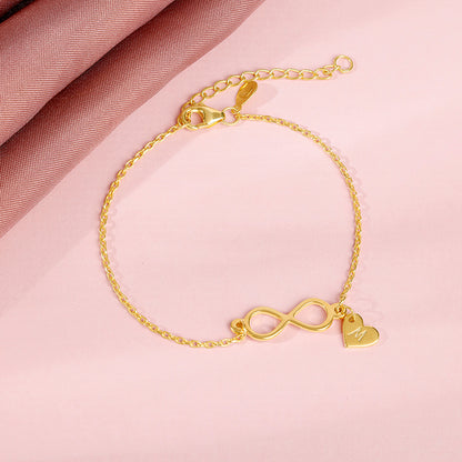 Golden Personalised Timeless Bond Bracelet