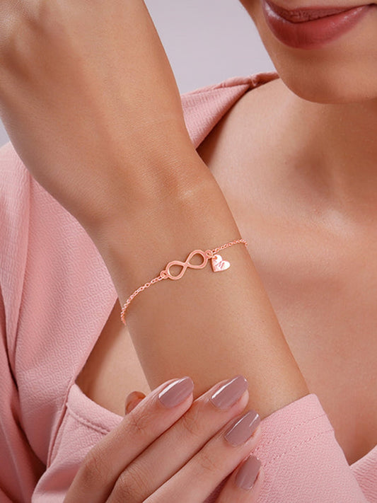 Rose Gold Personalised Timeless Bond Bracelet