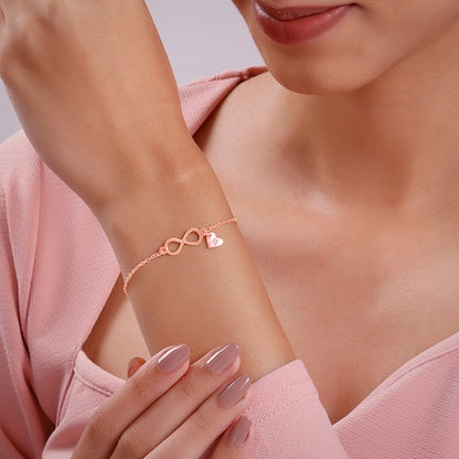 Rose Gold Personalised Timeless Bond Bracelet