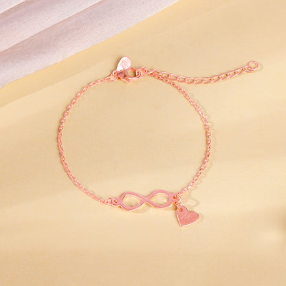Rose Gold Personalised Timeless Bond Bracelet