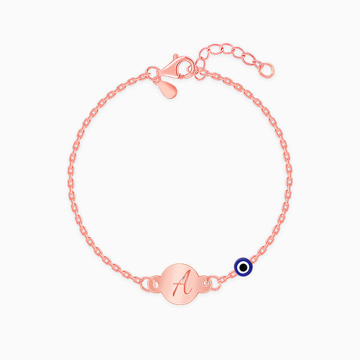 Rose Gold Personalised Envy Gaze Kids Bracelet (2 - 8 Years)