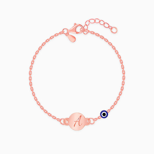 Rose Gold Personalised Envy Gaze Kids Bracelet (2 - 8 Years)