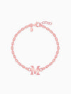 Rose Gold Personalised Initial Kids Bracelet (0 - 2 Years)