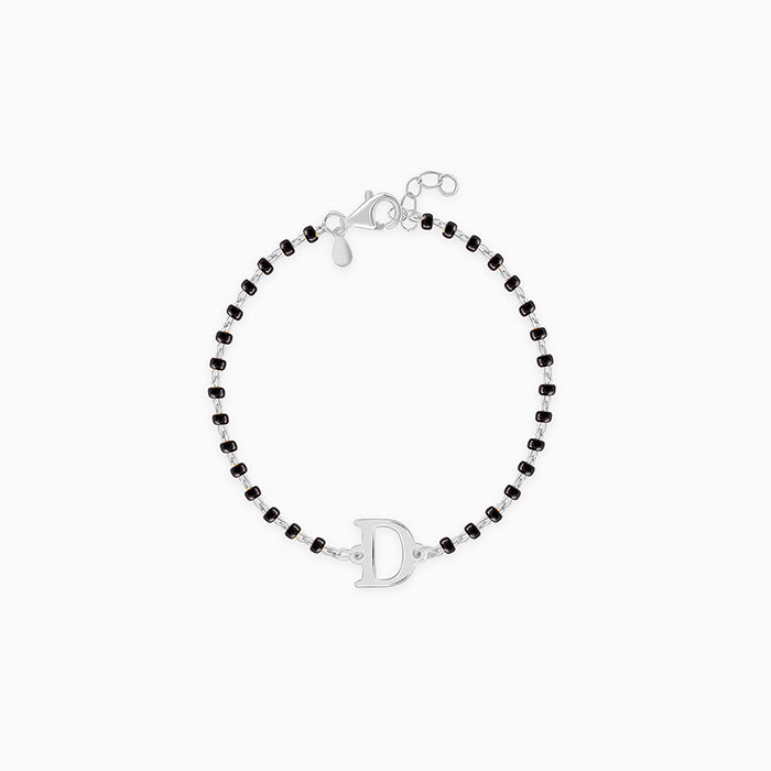 Silver Personalised Initial Nazariya Kids Bracelet (0 - 2 Years)