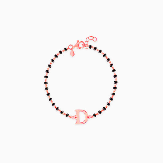 Rose Gold Personalised Initial Nazariya Kids Bracelet (0 - 2 Years)
