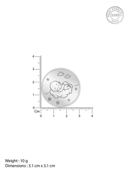 Silver Babyshower Coin - (10g)