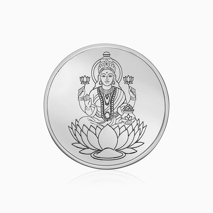 Silver Sri Lakshmi Coin - (30g)
