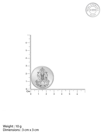Silver Lakshmi Coin - (10g)