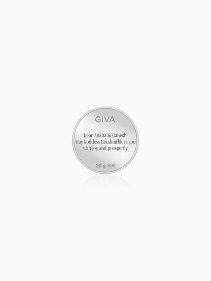 Silver Lakshmi Coin - (20g)