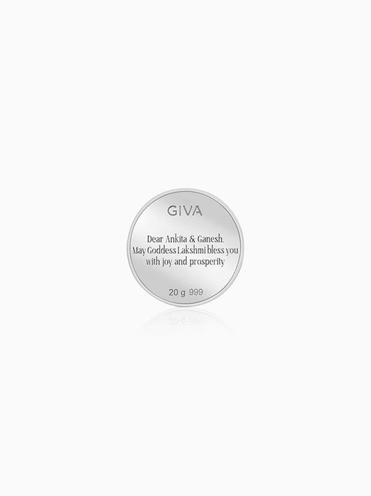 Silver Lakshmi Coin - (20g)