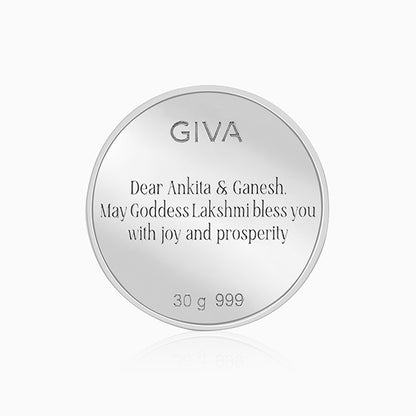 Silver Lakshmi Coin - (30g)