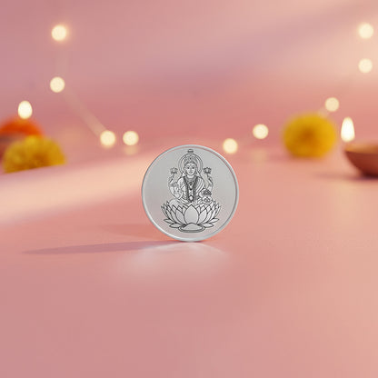 Silver Lakshmi Coin - (30g)