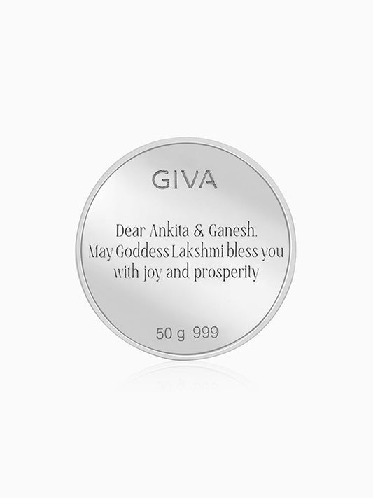 Silver Lakshmi Coin - (50g)