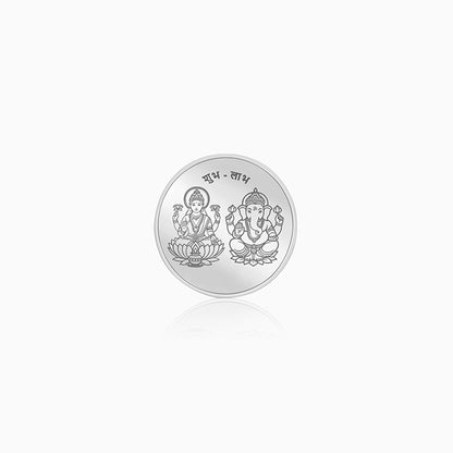 Silver Laxmi & Ganpati Coin - (20g)