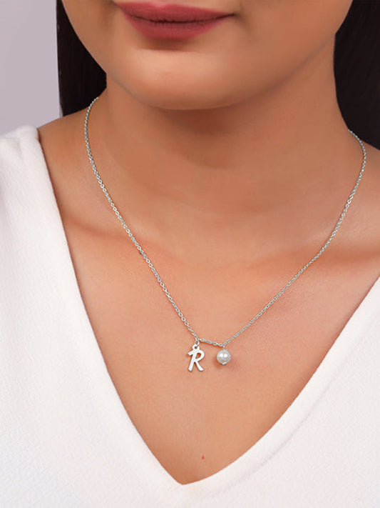 Silver Personalised Chic Necklace