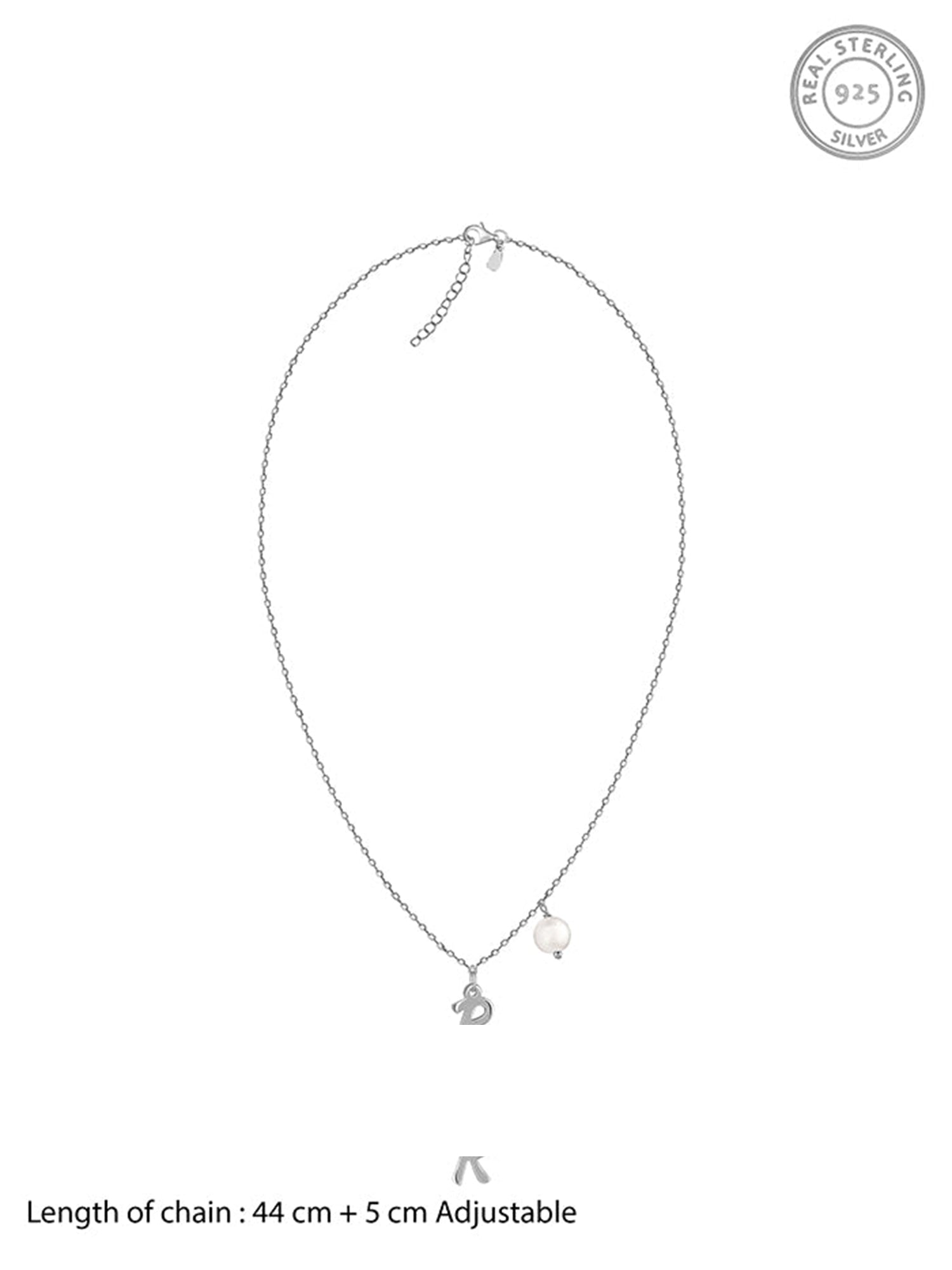 Silver Personalised Chic Necklace