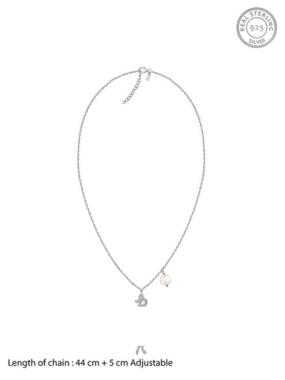 Silver Personalised Chic Necklace