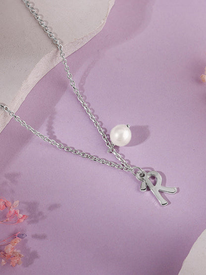 Silver Personalised Chic Necklace
