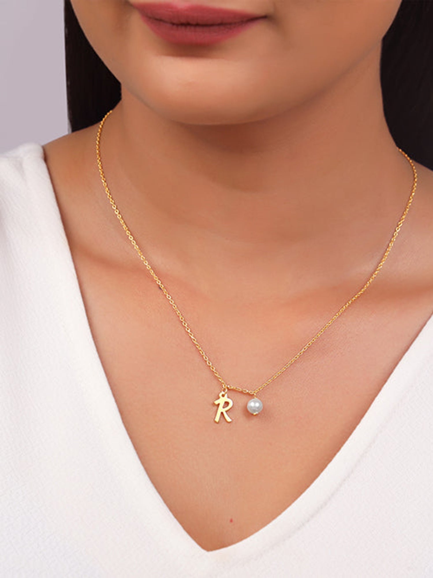 Golden Personalised Chic Necklace